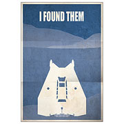 Star Wars Planet Hoth I Found Them Paper Giclee Print